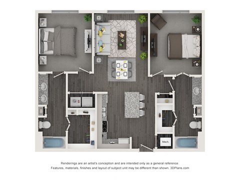this is a 3d floor plan of our 2100 sq ft